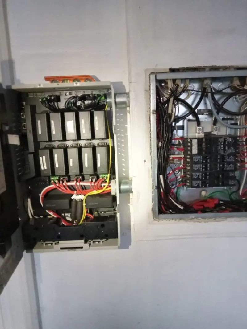 Electrical panel upgrade completed for Indoor Lighting Installation in Elk Ridge